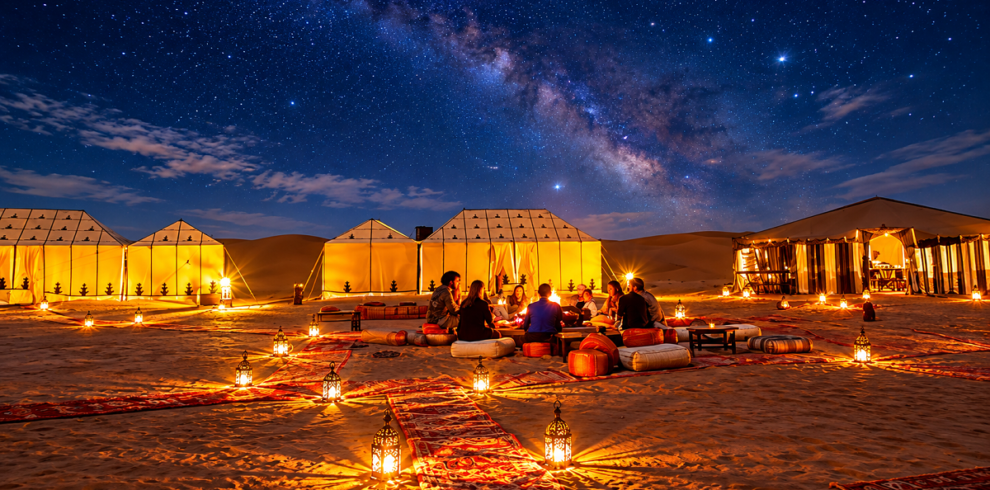 Milky Way Desert Camp Gathering